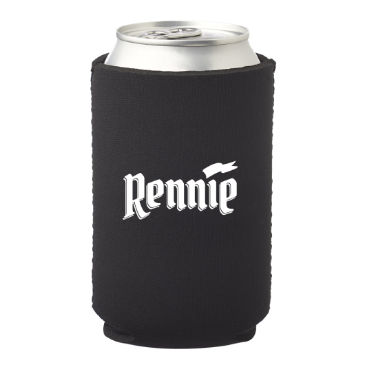 Rennie Can Coozie- White Font